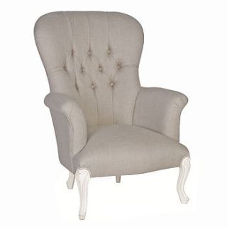 large upholstered button back armchair by out there interiors