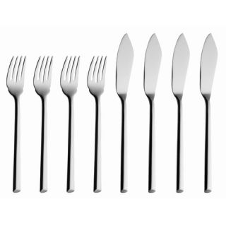 Laura 8 Piece Fish Flatware Set