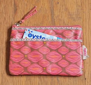 tangle print pocket purse by caro london