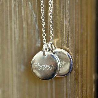 personalised charm pendant by between you & i