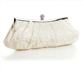 melody lace clutch bag by vintage styler