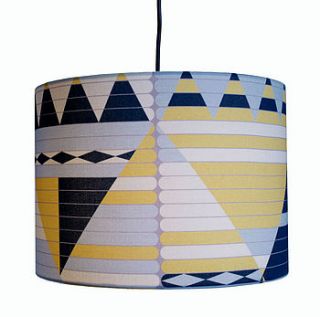 geometric lampshade by natasha lawless design