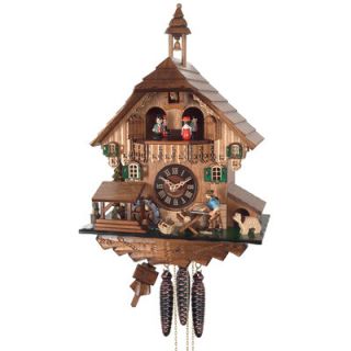 River City Clocks One Day Musical Cottage Cuckoo Clock
