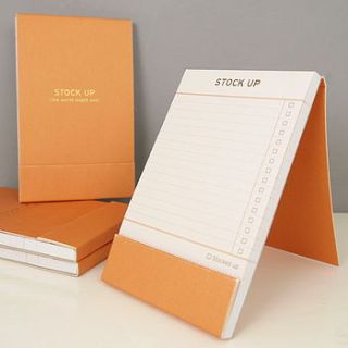 stock up list notebook by begolden