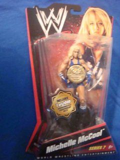 2010 WWE MATTEL SERIES 7 MICHELLE McCOOL 1 OF 1000 GOLD CHASE BELT WRESTLING FIGURE 1/1000 made Toys & Games