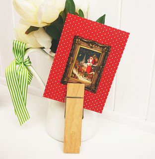 personalised note holder by cairn wood design