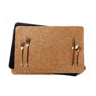 cork fabric placemat by green tulip ethical living