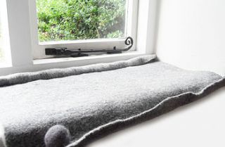 cat mat bed for windowsill by lovecatcaves