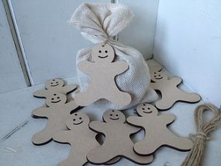10 gingerbread man decorations by craft heaven