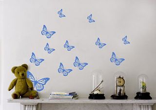 butterflies   wall sticker by frank & fearless