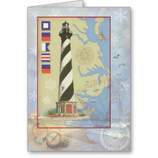 Cape Hatteras Light Christmas Card