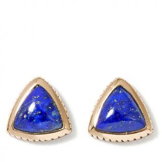 Studio Barse "Earthy Glam" Gemstone Bronze Stud Earrings