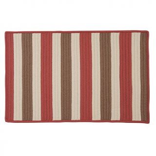 Colonial Mills Stripe It 3' x 5' Rug   Terracotta