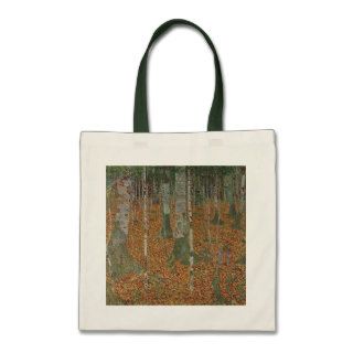 Birch Forest by Gustav Klimt, Vintage Art Nouveau Bag