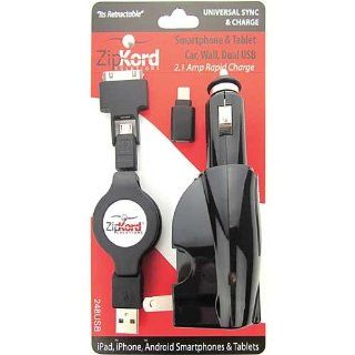 ZIPKORD 248USB Wireless International Charger   Retail Packaging   Black Cell Phones & Accessories