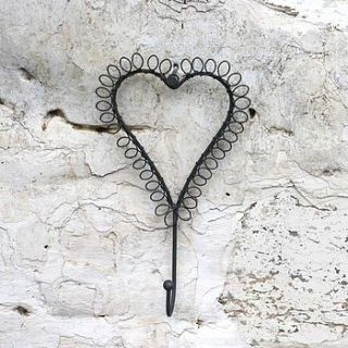 wire heart hook by heart & parcel