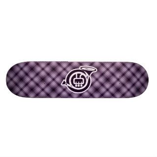Purple French Horn Skateboard Decks