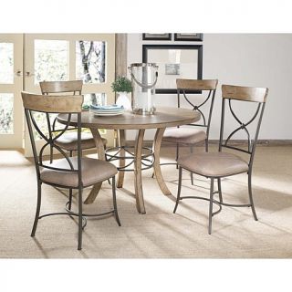 Hillsdale Furniture Charleston Wood Dining Set, X Back Chairs