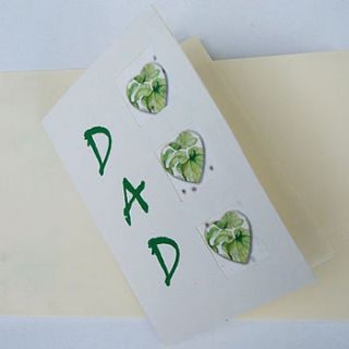 basil seed card for dad by soso paper co