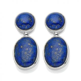 Jay King Turquoise and Lapis Reversible Sterling Silver Earrings