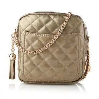 BIG BUDDHA "Spice" Quilted Patent Crossbody