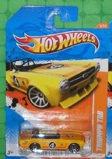 2011 Hot Wheels (70/244)   Track Stars '11 (5/15)   Triumph TR6 (Yellow) Toys & Games
