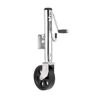 Fulton Jack, 1500 Pound Swing Away with Weld On Steel Construction, 10 Inch Travel, 8 Inch Poly Wheel  Boat Trailer Jacks  Sports & Outdoors