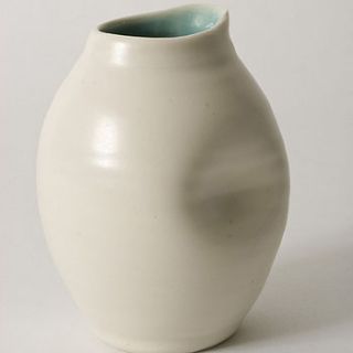 handmade dimpled bottle by linda bloomfield