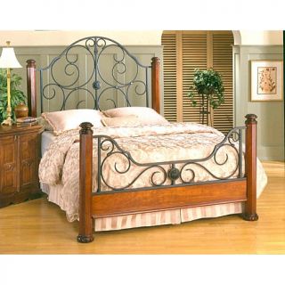 Hillsdale Furniture Leland Bed with rails  Queen