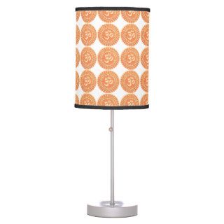 OM MANTRA Chant Yoga    Colorful Celebrations Table Lamps