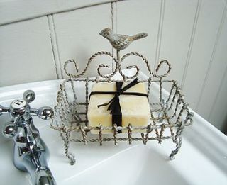 bird soap dish holder by country touches