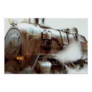 Steam Powered Locomotive/Train Posters