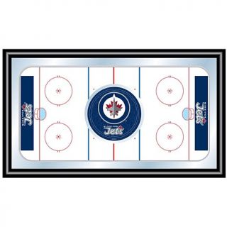 NHL Officially Licensed Framed Hockey Rink Mirror   Winnipeg Jets
