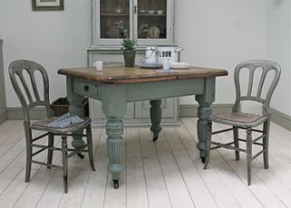 distressed antique farmhouse kitchen table by distressed but not forsaken