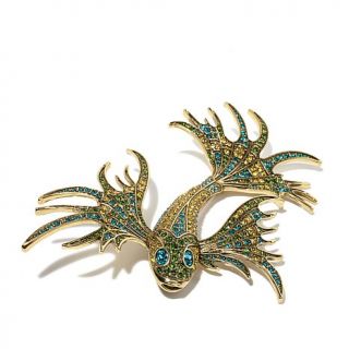 Heidi Daus "In the Swim" Crystal Accented Pin