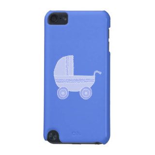 Baby Stroller. Light Blue on Mid Blue. iPod Touch (5th Generation) Cases