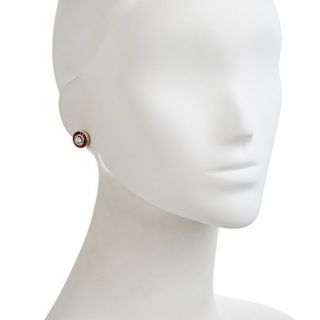 Jean Dousset 2.64ct Absolute™ and Colored Stone Sterling Silver Stud Earr