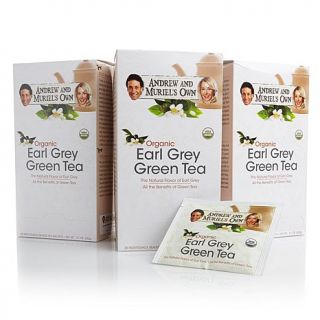 Andrew and Muriel's Own Organic Earl Grey Green Tea   90 Packets