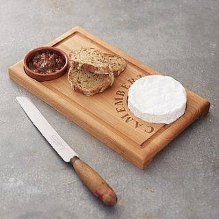 'camembert' cheese board and dish by papa dave creative carpentry