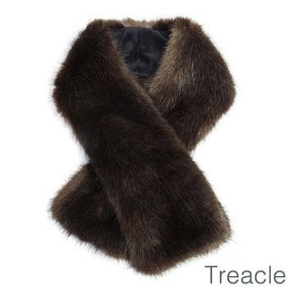 faux fur tippet scarves by helen moore