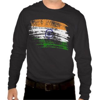 Cool Indian flag design Tee Shirts