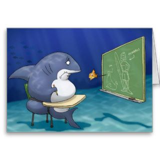 Shark School Card