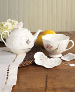 Lenox Dinnerware, Butterfly Meadow Cup and Saucer Set   Casual Dinnerware   Dining & Entertaining