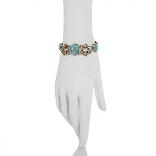 Studio Barse Turquoise Bronze 7 1/2" Bracelet