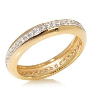 Absolute™ Round Micro Pavé High Polished Edge Eternity Band Ring