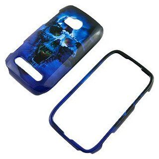 Blue Skull Protector Case for Nokia Lumia 710 Cell Phones & Accessories