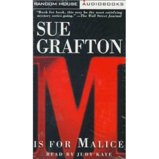 M Is for Malice Sue Grafton, Judy Kaye 9780679440642 Books