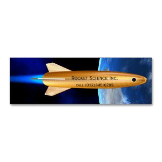 rocket science inc. business card template