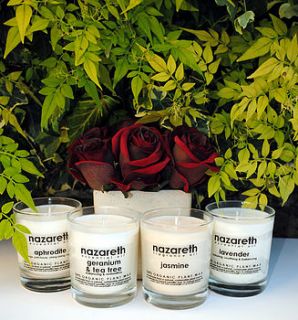 luxury natural candles by nazareth gifts
