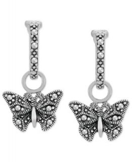 Studio Silver Sterling Silver Infinity Hoop Earrings   Earrings   Jewelry & Watches